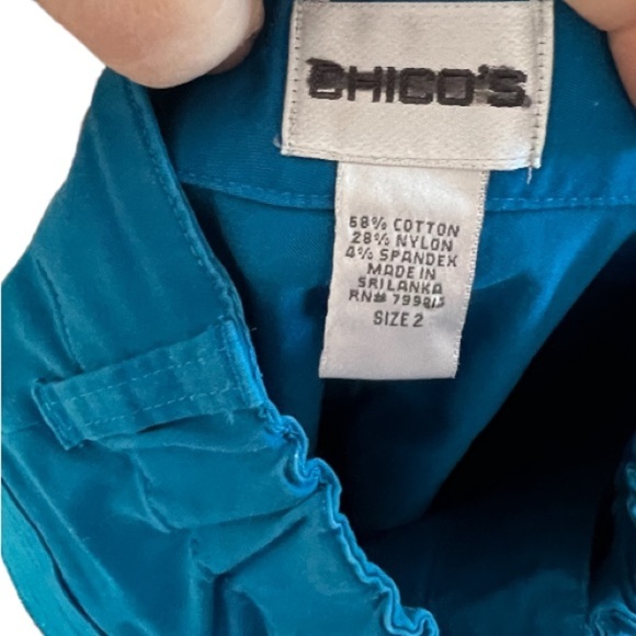 Chico's Cropped Pants nwt‎ - Picture 4 of 5